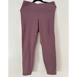 NEVER WORN L Old Navy Mauve Elevate 7/8 Leggings